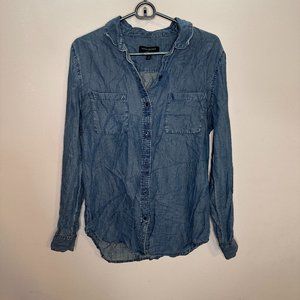 Button down denim shirt